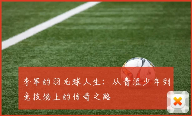 李军的羽毛球人生：从青涩少年到竞技场上的传奇之路