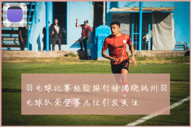 羽毛球比赛经验排行榜揭晓杭州羽毛球队荣登第九位引发关注